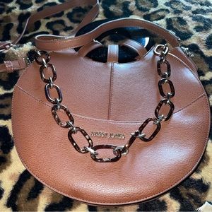 Sassy Jones Zoe Leather Ring Handle Satchel